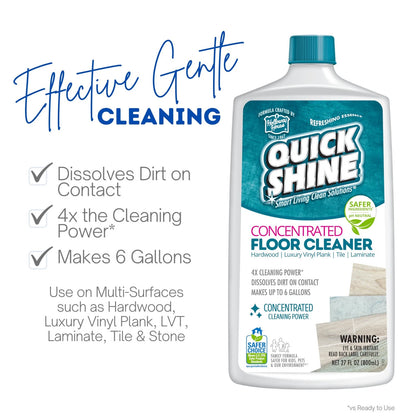 Quick Shine Multi Surface Floor Cleaner for Various Surfaces (Pack of 1)