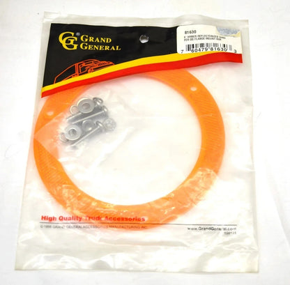 Reflector Ring for 4" Round Light Amber Acrylic (w/Hardware) GG#81632