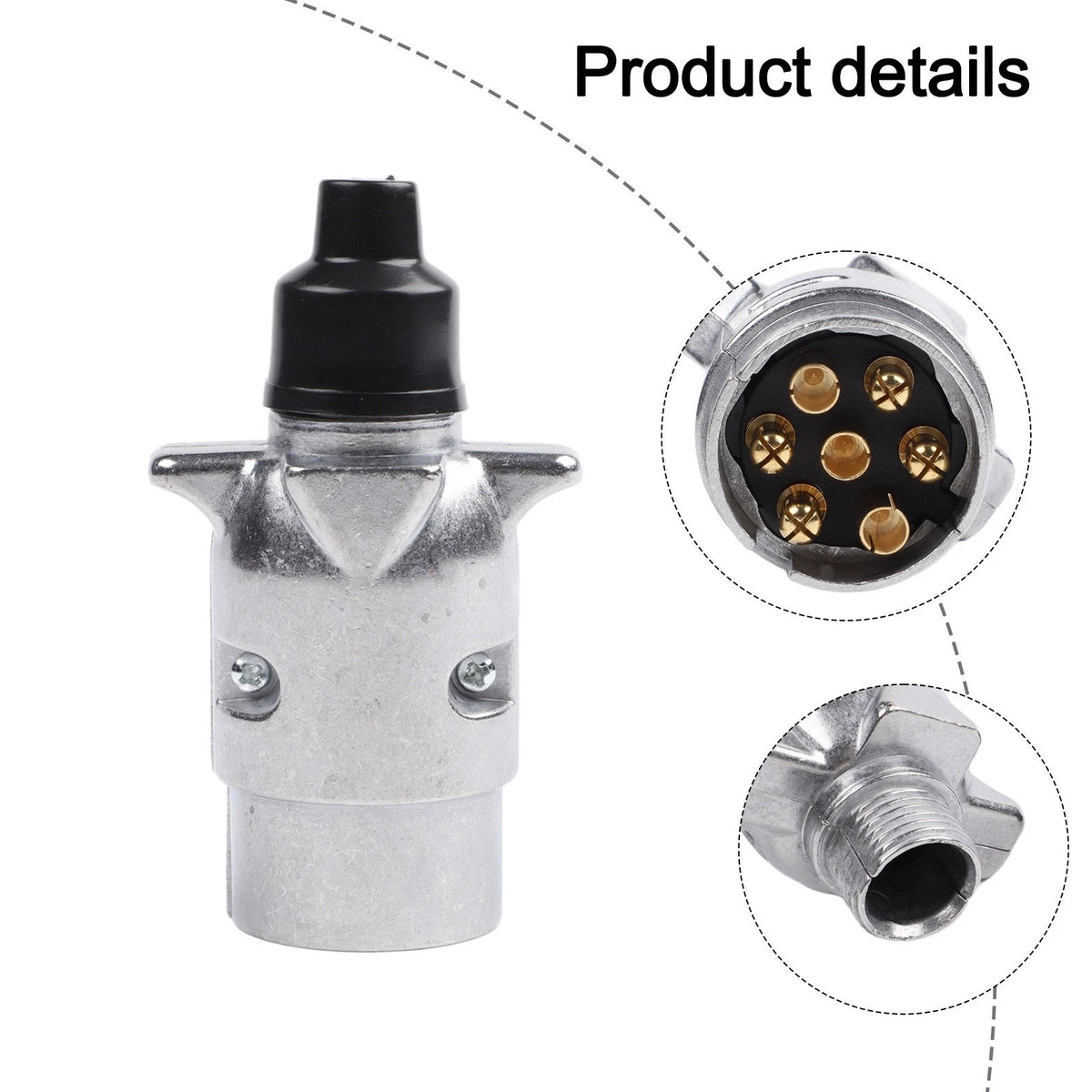 12V 7 Pin Adapter for Electric Trailer Connector (2010–2023)