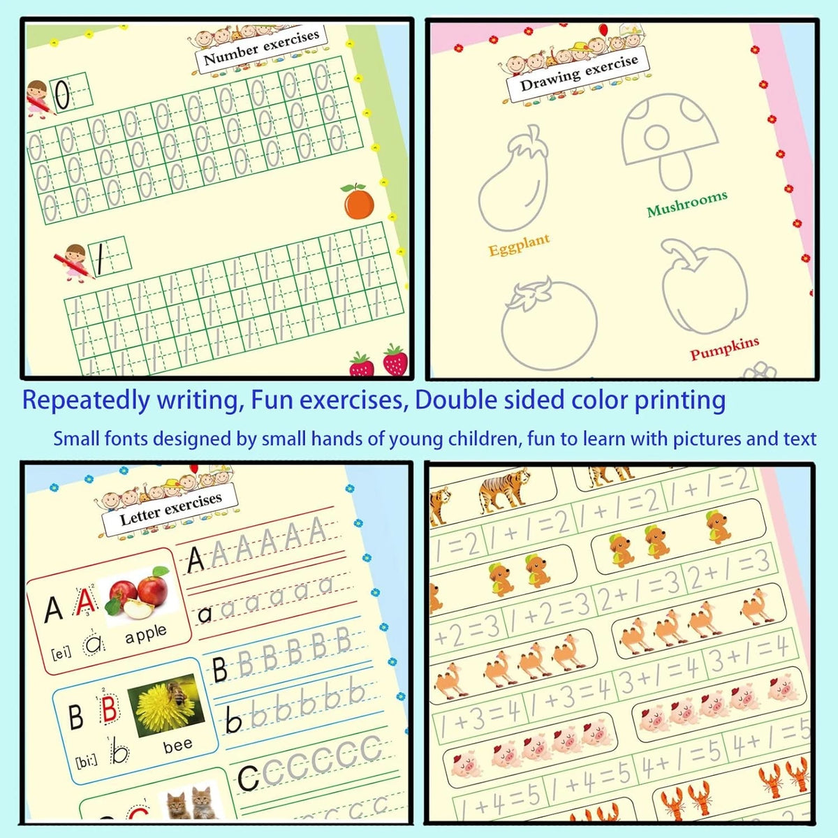Magic Grooved Writing Practice Book for Kindergarten