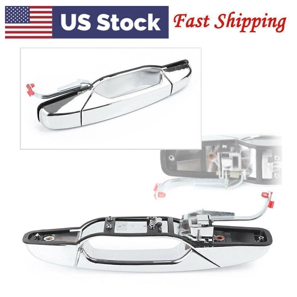 Rear Right Exterior Door Handle for GMC Cadillac Escalade (2007–2013) Chrome