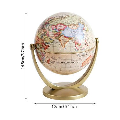 Mini Antique Globe for Educational & Decorative Use