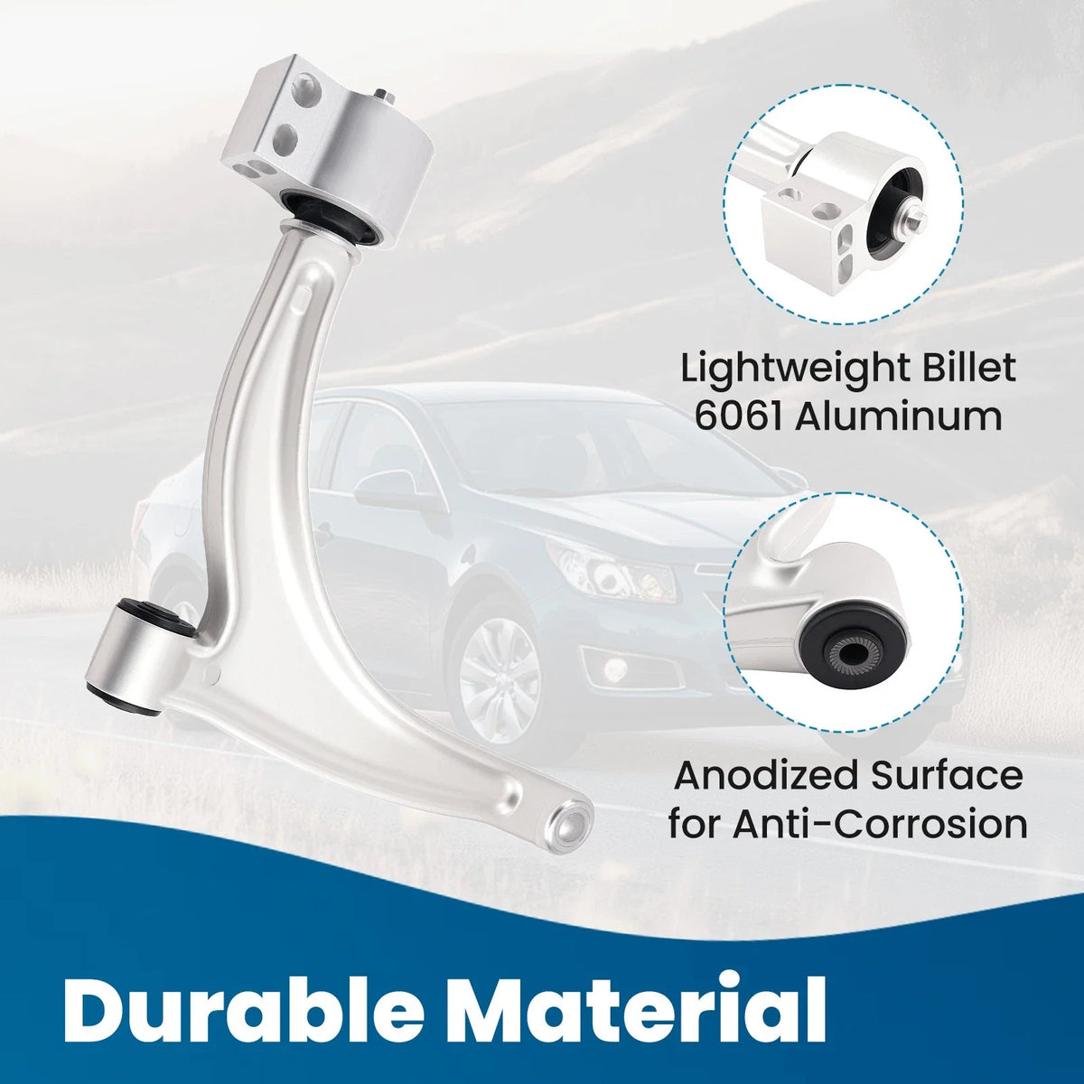 Front Right Lower Control Arm w/ Ball Joint for Chevy Malibu (2004–2012)