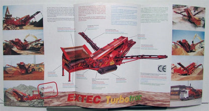 Extec Turbo Trac Equipment Specification Brochure for Extec (1998)
