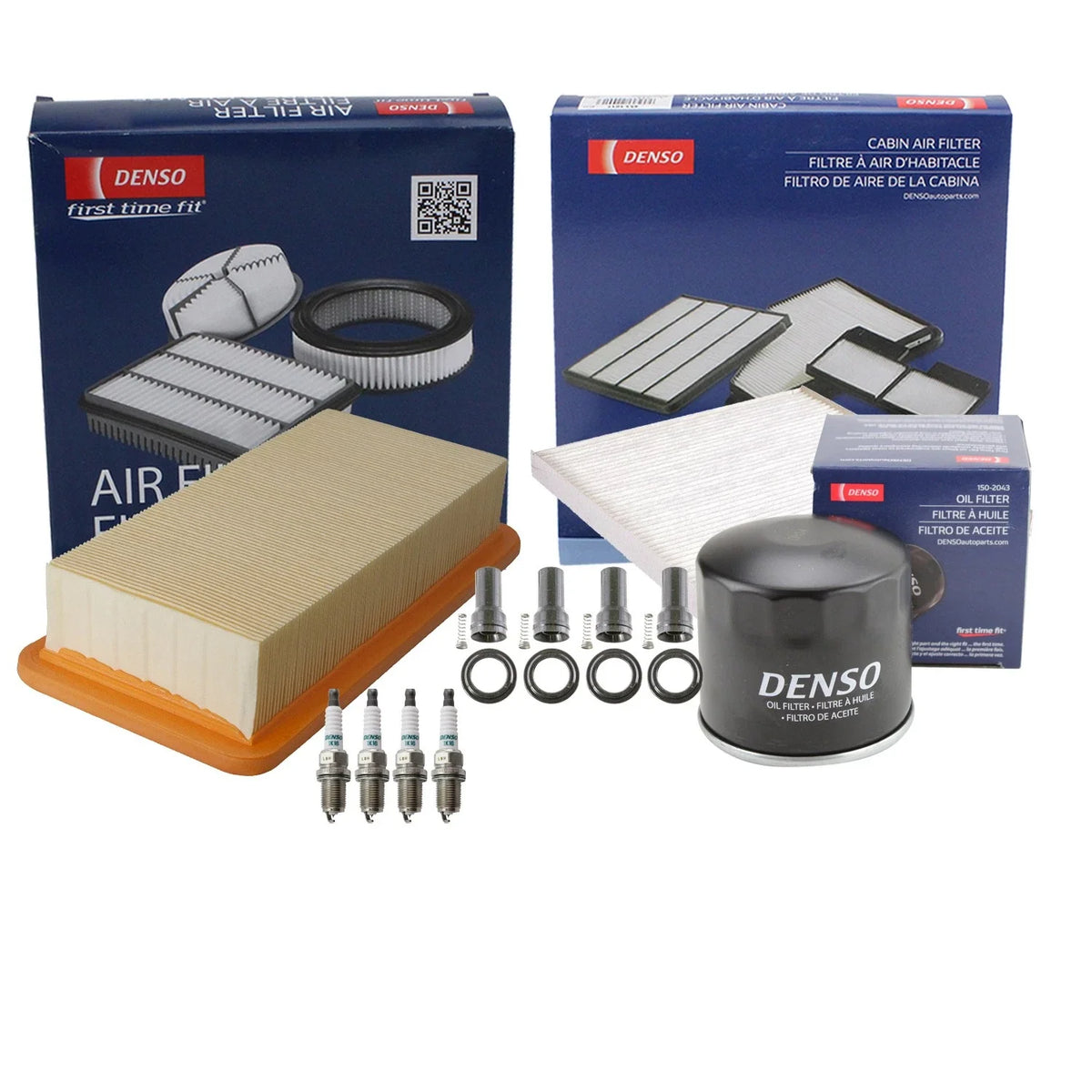 4 Spark Plugs & Boots Tune Up Kit for 2006-2011 Kia Rio5 1.6L L4