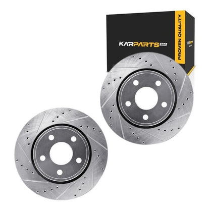 Drilled and Slotted Rotors for Jeep Commander (2006–2010) ALX-PAU-DF-7002-42014-CLA1