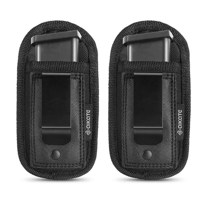 2 Pack Universal Magazine Pouch for Concealed Carry 9mm .40