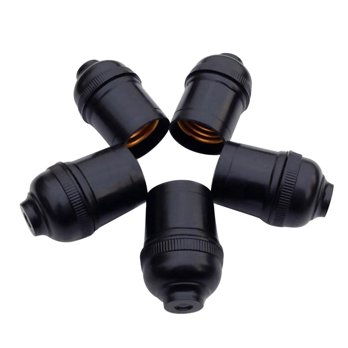 5Pcs E27 Light Bulb Holder Socket Pendant Cap Vintage