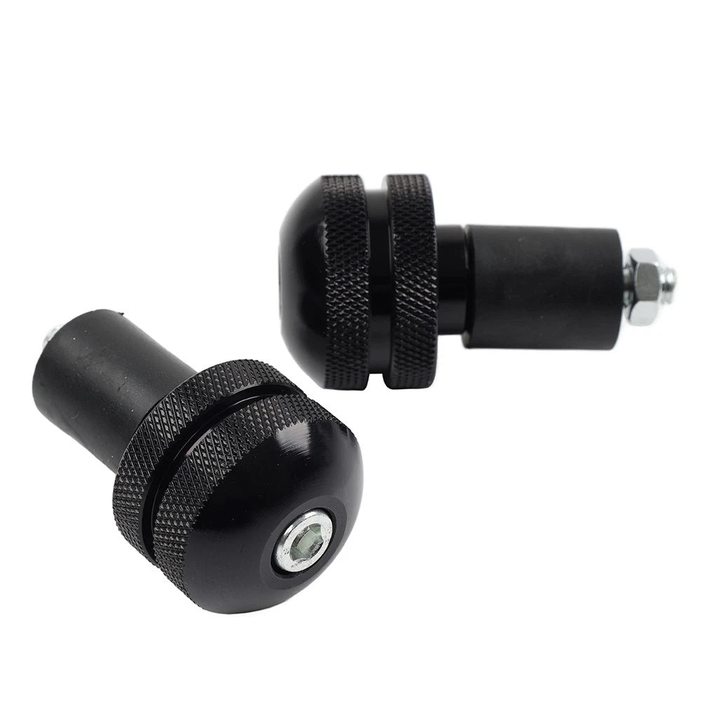 7/8" Motorcycle Handlebar Grips Bar End Cap Plug Slider
