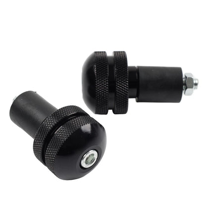 7/8" Motorcycle Handlebar Grips Bar End Cap Plug Slider