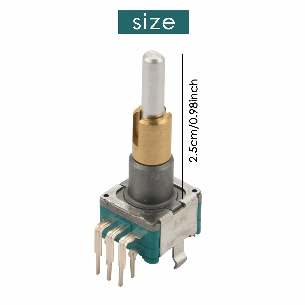 6x Dual Axis Encoder with Switch 30 Positioning Number 15 Pulse for Automotive
