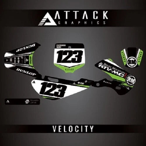 Custom Velocity Complete Bike Graphics Kit for Attack (206-982-0114)