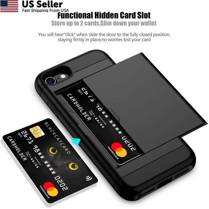 iPhone SE Case 2022/2020/7/8 (4.7 inches) - Black