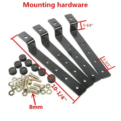 Universal Saddlebag Set for Harley Cruiser with Lights