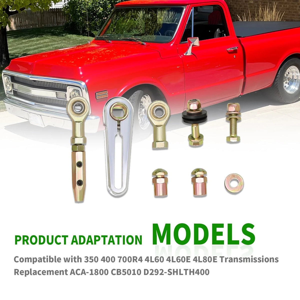 Adjustable Column Shift Linkage Kit for Compatible with 700R4