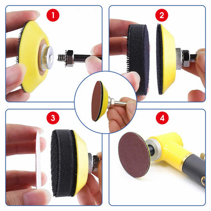 100pcs 2 Inch Sanding Discs Pads Hook & Loop for