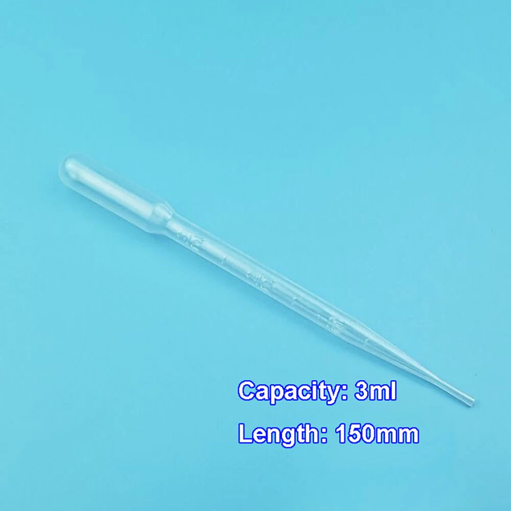 200 Pcs Disposable Plastic Eye Dropper Pipettes 1/2/3/5ml