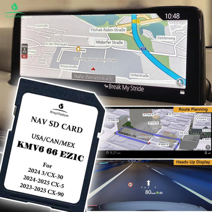 Navigation SD Card for KMV666EZ1C (Preloaded, No Data Fee)