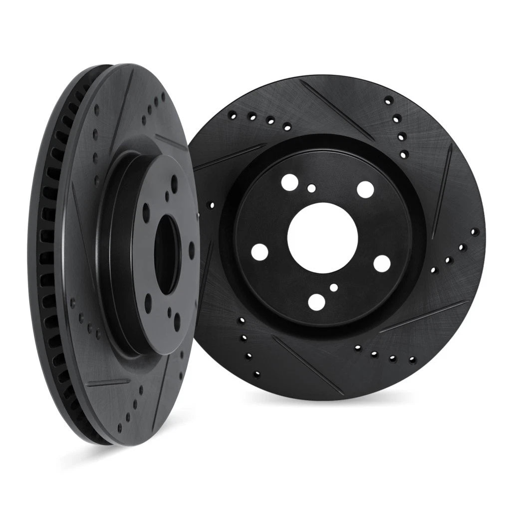 Rotor Set for Chevy Camaro (2021–2024) ALX-PAU-DF-8002-46011-CLA2, Drilled & Slotted