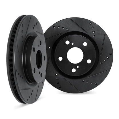 Rotor Set for Chevy Camaro (2021–2024) ALX-PAU-DF-8002-46011-CLA2, Drilled & Slotted