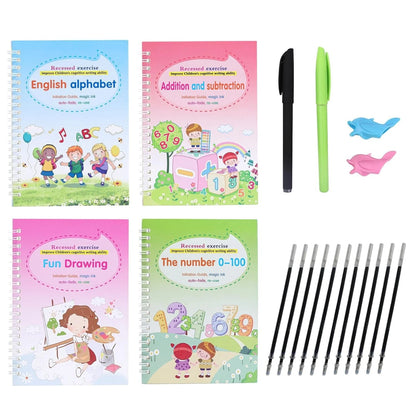 Magic Grooved Writing Practice Book for Kindergarten