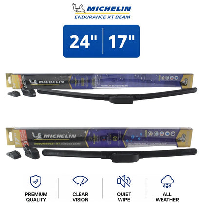 Wiper Blade Set 24"/17" for Dodge Caliber (2007-2012) - 2 Pieces