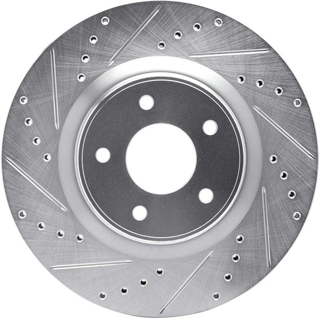 Rotor Set for Infiniti QX60 (2014–2020) ALX-PAU-DF-7512-67125-CLA2, Drilled and Slotted