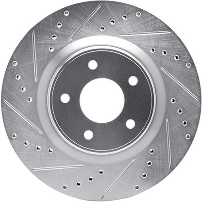Rotor Set for Infiniti QX60 (2014–2020) ALX-PAU-DF-7512-67125-CLA2, Drilled and Slotted
