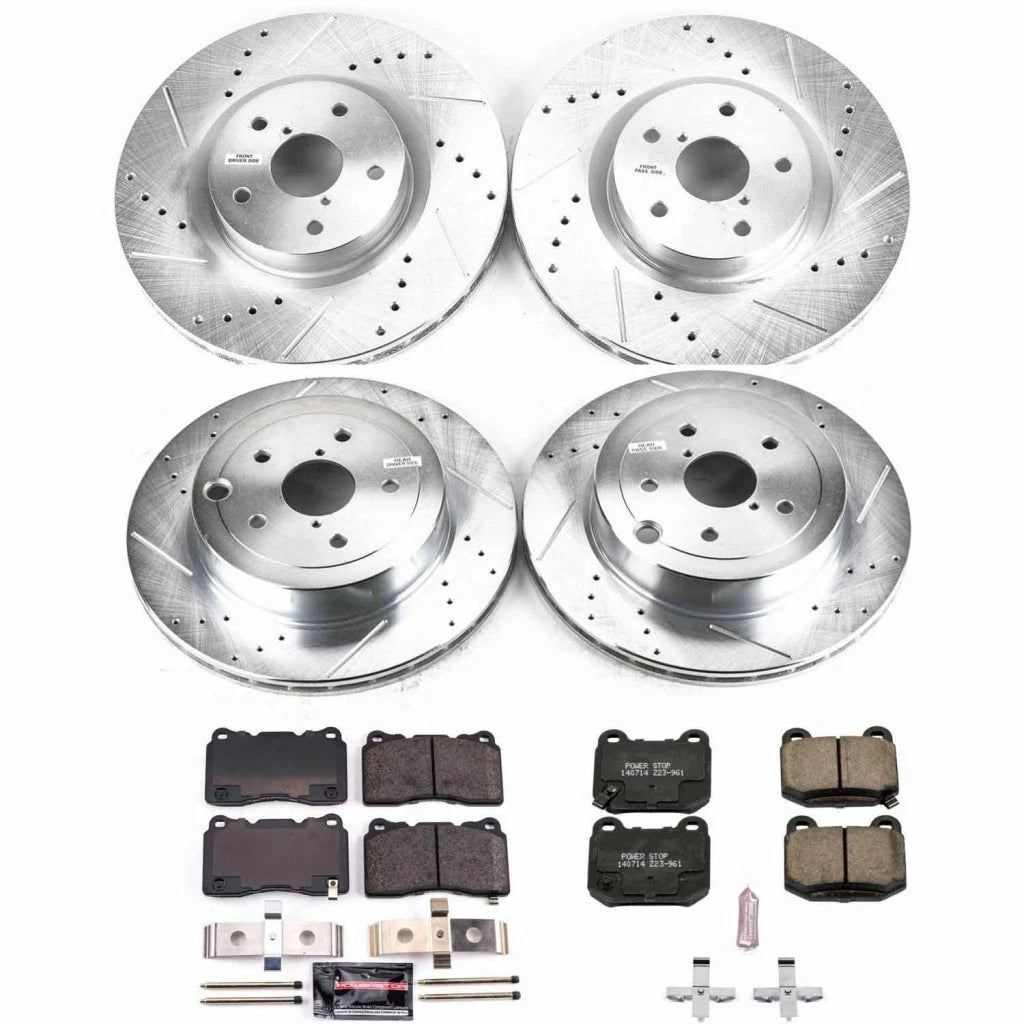 Power Stop Brake Kit for Subaru WRX STI (2015–2017) TLX-psbK4490-CL360A71