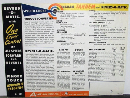 Revers-O-Matic Rollers for Ingram (1950s)