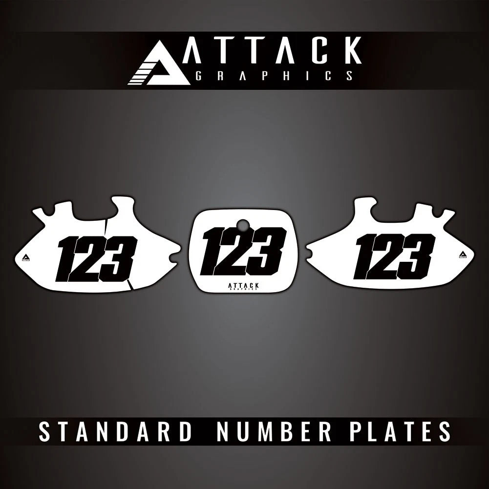 Attack Graphics Number Plate Backgrounds for CC-V2