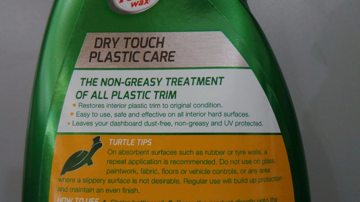 Turtle Wax Interior Dry Touch Plastic Care FG7622S for