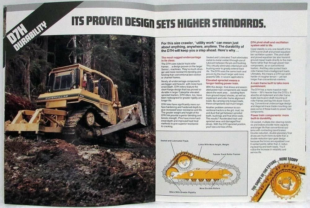 Caterpillar D7H Sales Brochure (1986–1996)