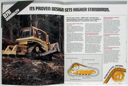 Caterpillar D7H Sales Brochure (1986–1996)