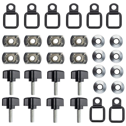 Quick-Release Thumb Screw Set for Jeep Wrangler YJ TJ JK (1997–2018)
