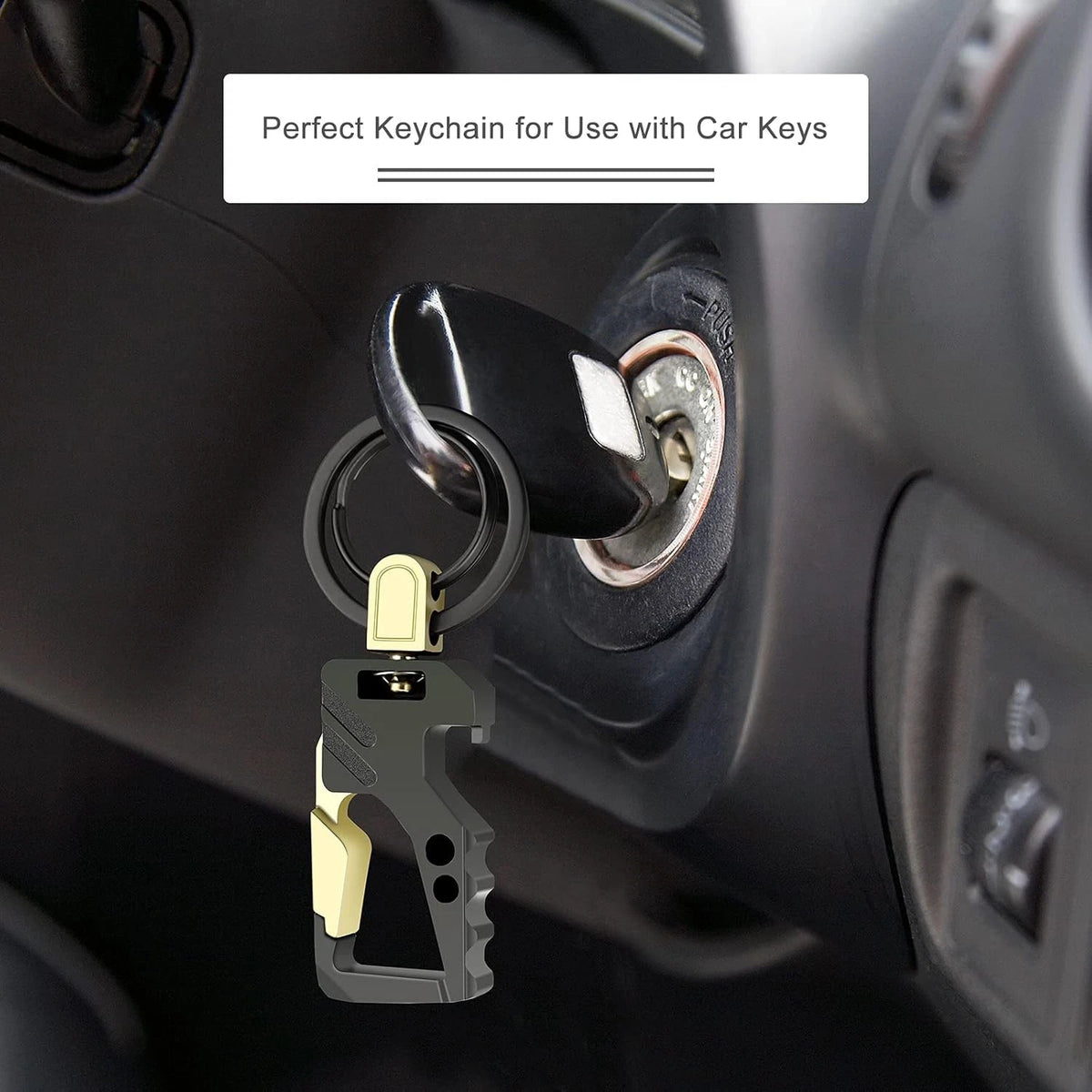 2X Keychains for Carabiner Keychain - Silver