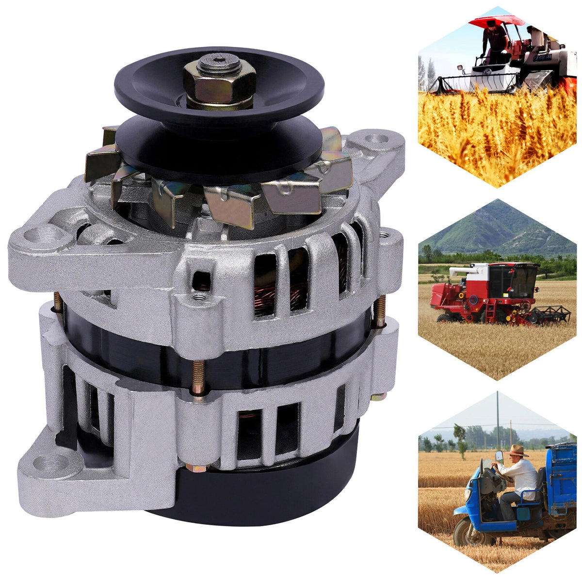 2000W Brushless Permanent Magnet Generator DC PMA Alternator Charging