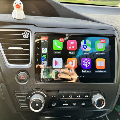 Apple Carplay Android Auto Car Stereo for Honda Civic (2013–2017)