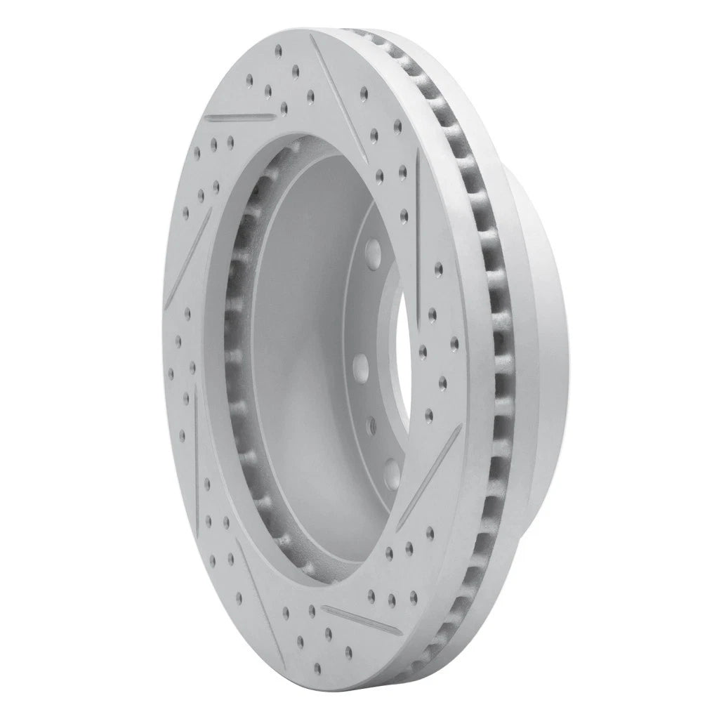 Drilled and Slotted Brake Rotor for Chevy Silverado 2500 HD (2001–2010) ALX-PAU-DF-830-48051L-CLA2