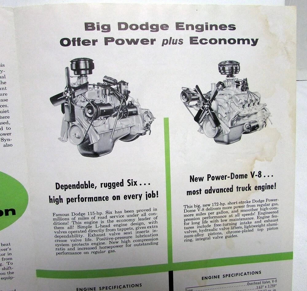Fwd Control Chassis for Dodge Truck 1 Ton & 1.5 Ton (1956)