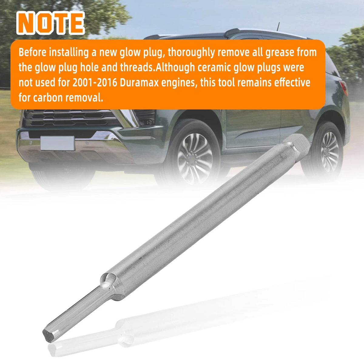 Glow Plug Bore Reaming for Duramax 6.6L 3.0L 2.8L LLY LBZ LMM (2001–2016)