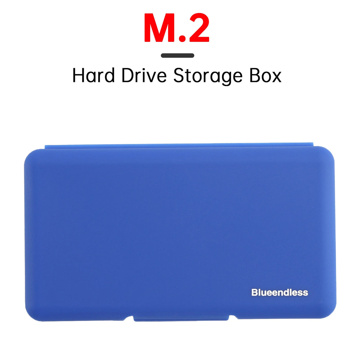M2 Hard Drive Protection Box for SSD Storage (W003-B113-Blue)