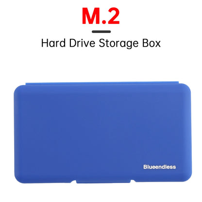 M2 Hard Drive Protection Box for SSD Storage (W003-B113-Blue)