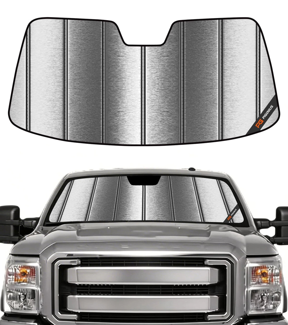 Custom Windshield Sunshade for Ford F250/F350 (2008–2016)
