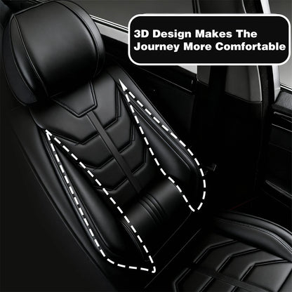 Leather Car Seat Covers for Toyota (Full Set, 5-Seats)