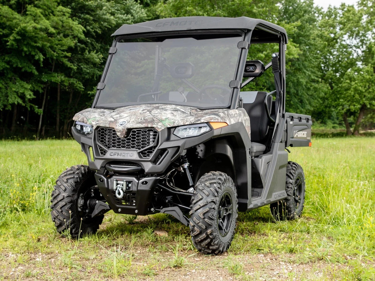Scratch Resistant Full Windshield for CFMOTO UForce 600 (2021+) Dark Tint