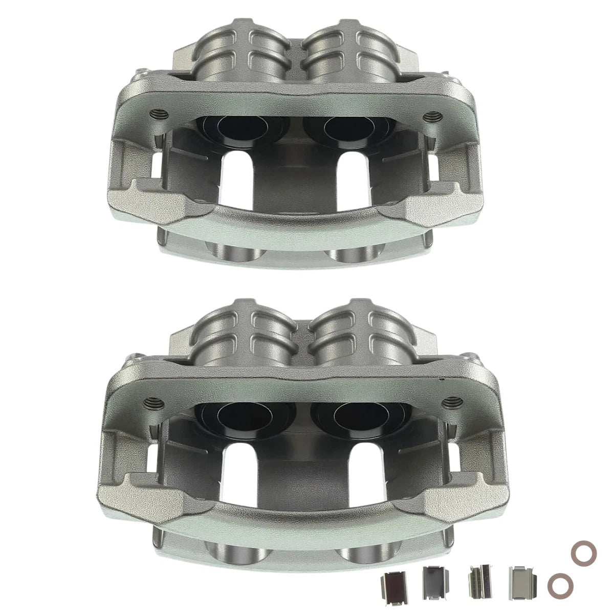 2X Brake Calipers Front for Ford Freestar Mercury Monterey (2004–2007) 18043102, 18B4960, 3F2Z2B121SA, 6F2Z2B121A