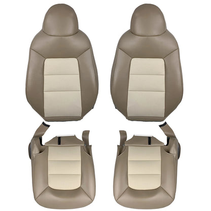 2X Leather Front Top & Bottom Seat Covers for Expedition (2003–2006) HL-CP-037