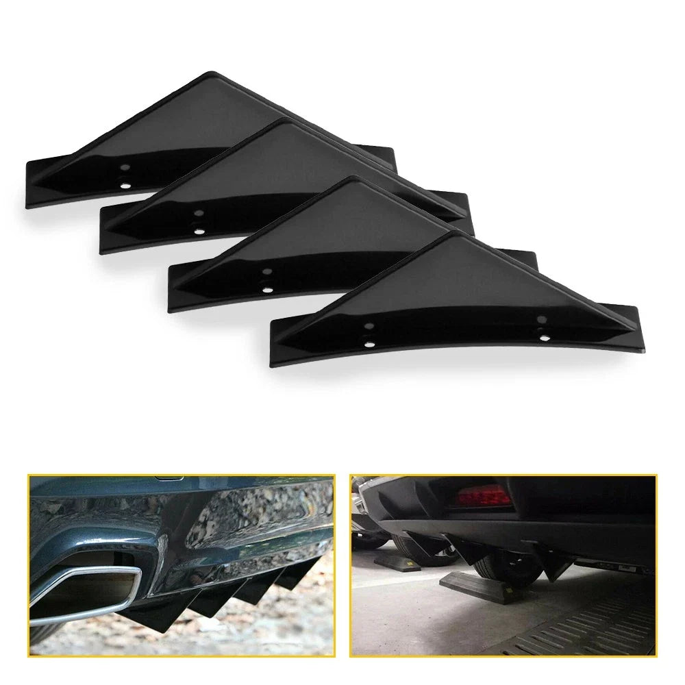Black Rear Diffuser Bumper for Hilux N70 by Toyota