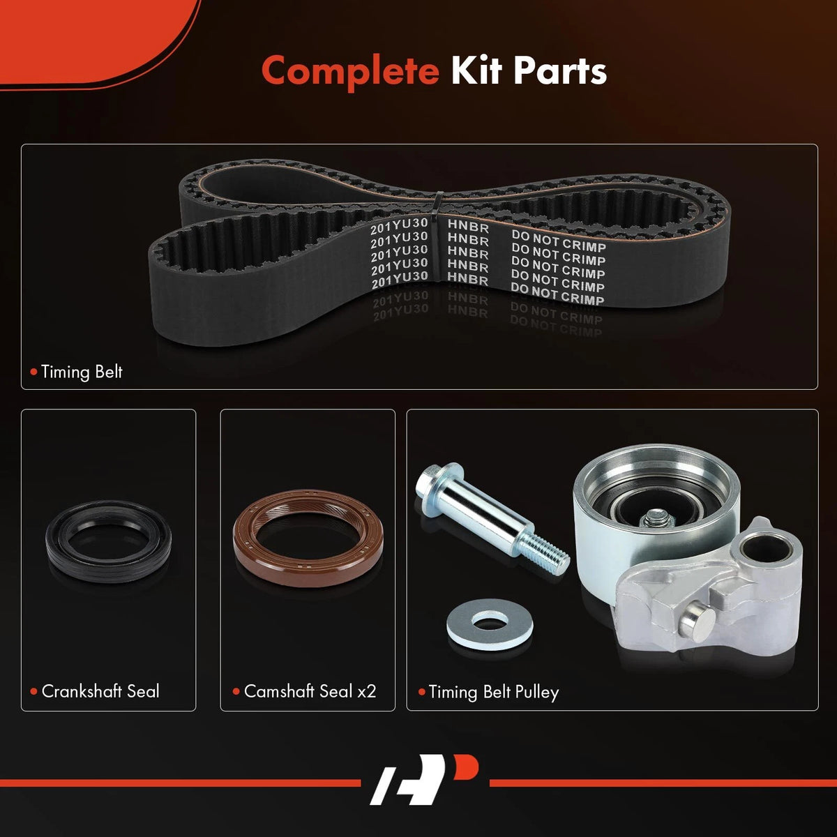 5X Timing Belt Kit for Chrysler 300M Concorde Intrepid LHS (1999–2002)